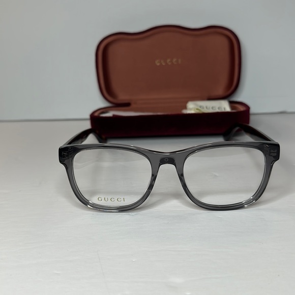 Auth - Gucci's GG0004ON soft lines across frames front.Iconic web effect optyl … - Picture 4 of 15